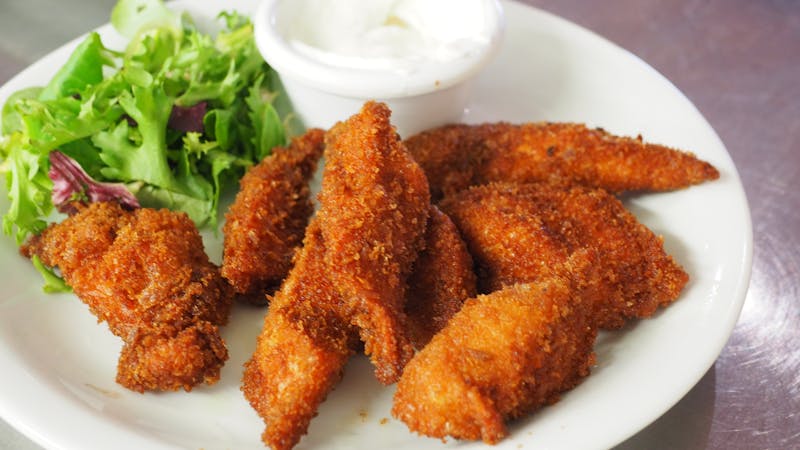 Sweet Chili Tenders Wings over Boston