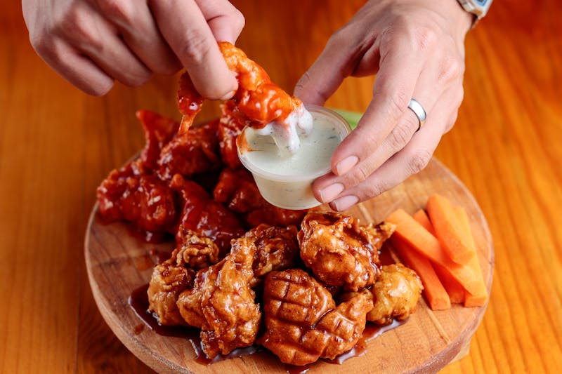 Mixed Duo Combo Wings over menu