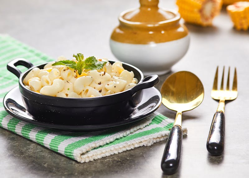 Mac and Cheese side dish Wings over